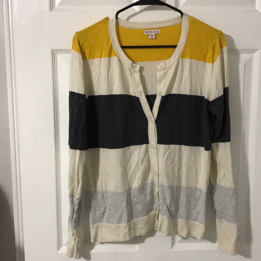 Striped cardigan
